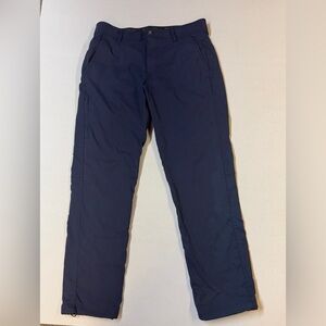 Gerry Weber Fleece Lined Thermal Men’s 32x32 Navy Blue Pants